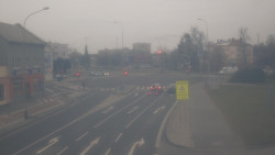 Křižovatka ulic Komenského a Velké Novosady