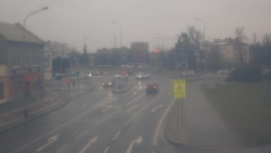 Křižovatka ulic Komenského a Velké Novosady