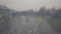 Křižovatka ulic Komenského a Velké Novosady