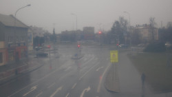 Křižovatka ulic Komenského a Velké Novosady