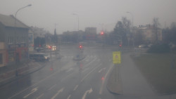 Křižovatka ulic Komenského a Velké Novosady