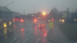 Křižovatka ulic Komenského a Velké Novosady