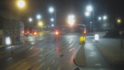 Křižovatka ulic Komenského a Velké Novosady