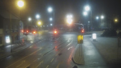 Křižovatka ulic Komenského a Velké Novosady