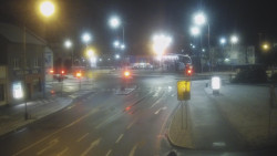 Křižovatka ulic Komenského a Velké Novosady