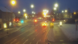 Křižovatka ulic Komenského a Velké Novosady