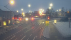 Křižovatka ulic Komenského a Velké Novosady