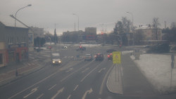 Křižovatka ulic Komenského a Velké Novosady