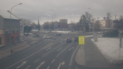 Křižovatka ulic Komenského a Velké Novosady