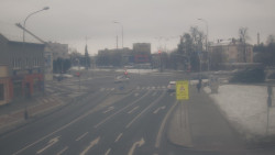 Křižovatka ulic Komenského a Velké Novosady