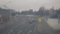 Křižovatka ulic Komenského a Velké Novosady