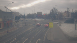 Křižovatka ulic Komenského a Velké Novosady