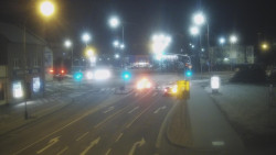 Křižovatka ulic Komenského a Velké Novosady