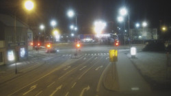 Křižovatka ulic Komenského a Velké Novosady