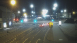 Křižovatka ulic Komenského a Velké Novosady