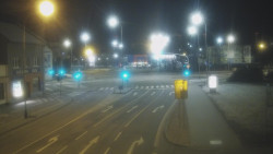 Křižovatka ulic Komenského a Velké Novosady