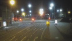 Křižovatka ulic Komenského a Velké Novosady