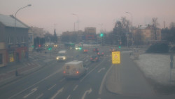 Křižovatka ulic Komenského a Velké Novosady