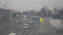 Křižovatka ulic Komenského a Velké Novosady