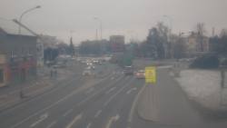 Křižovatka ulic Komenského a Velké Novosady