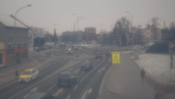 Křižovatka ulic Komenského a Velké Novosady