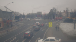 Křižovatka ulic Komenského a Velké Novosady