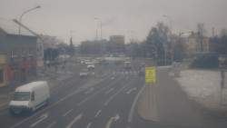 Křižovatka ulic Komenského a Velké Novosady