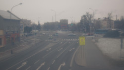 Křižovatka ulic Komenského a Velké Novosady