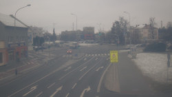 Křižovatka ulic Komenského a Velké Novosady