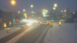 Křižovatka ulic Komenského a Velké Novosady