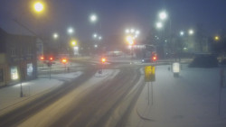 Křižovatka ulic Komenského a Velké Novosady