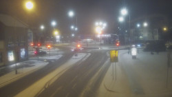 Křižovatka ulic Komenského a Velké Novosady