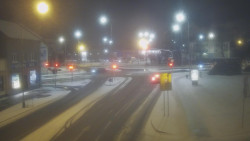 Křižovatka ulic Komenského a Velké Novosady