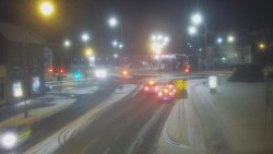 Křižovatka ulic Komenského a Velké Novosady