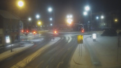 Křižovatka ulic Komenského a Velké Novosady