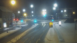 Křižovatka ulic Komenského a Velké Novosady