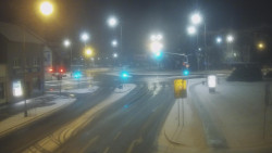 Křižovatka ulic Komenského a Velké Novosady