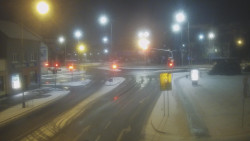 Křižovatka ulic Komenského a Velké Novosady