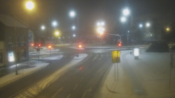 Křižovatka ulic Komenského a Velké Novosady