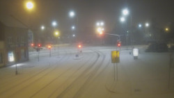 Křižovatka ulic Komenského a Velké Novosady