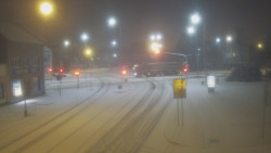 Křižovatka ulic Komenského a Velké Novosady