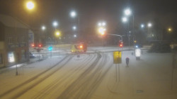 Křižovatka ulic Komenského a Velké Novosady