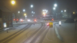 Křižovatka ulic Komenského a Velké Novosady