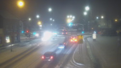 Křižovatka ulic Komenského a Velké Novosady