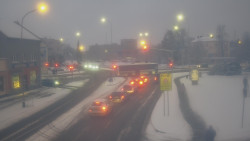 Křižovatka ulic Komenského a Velké Novosady