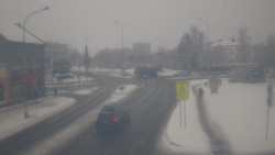 Křižovatka ulic Komenského a Velké Novosady