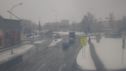 Křižovatka ulic Komenského a Velké Novosady