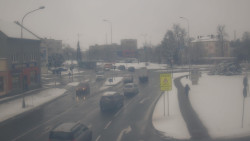 Křižovatka ulic Komenského a Velké Novosady