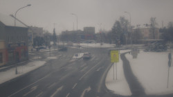 Křižovatka ulic Komenského a Velké Novosady