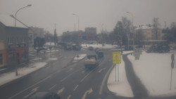 Křižovatka ulic Komenského a Velké Novosady